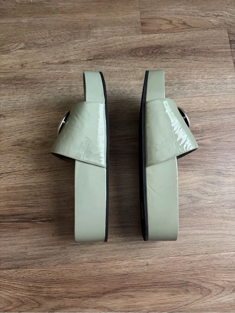 NWOB TORY BURCH PATOS PLATFORM SLIDE SANDALS Sz 10